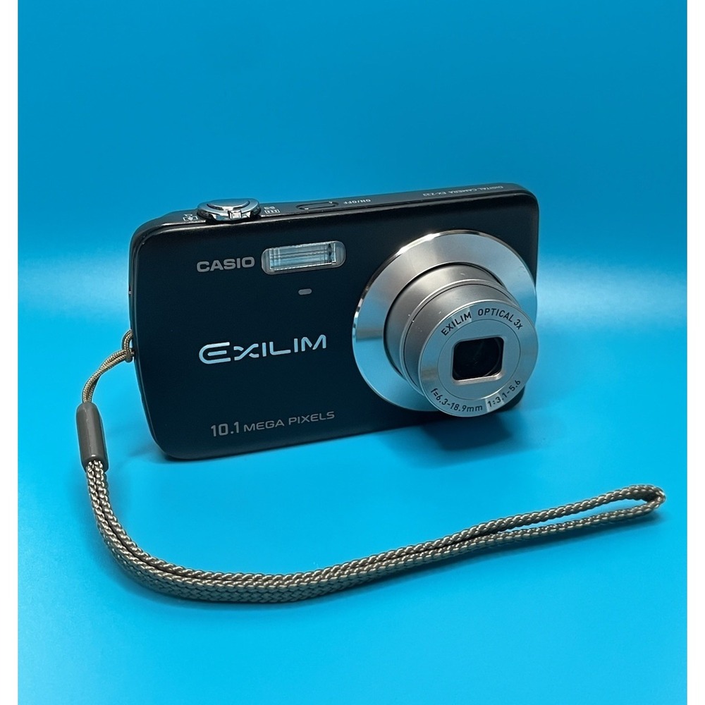 Casio Exilim EX-Z33 Digital Camera10.1MP Tested black English Language 100% work
